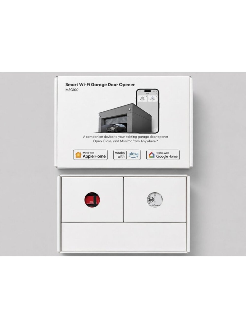 Meross Smart WiFi Garage Door Opener Remote HomeKit Alexa Google SmartThings